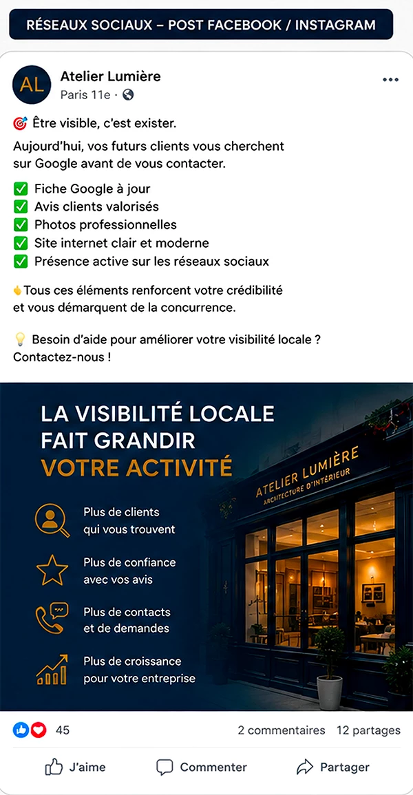 Fiche Google Business Profile