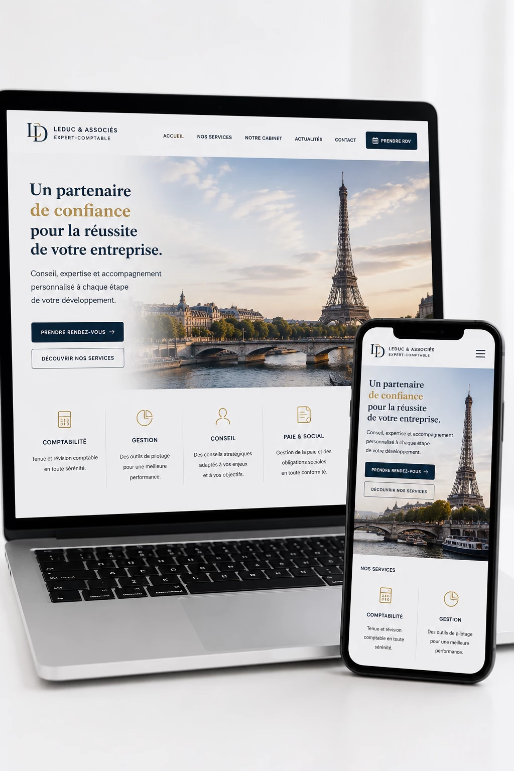 Site internet professionnel by Website Paris