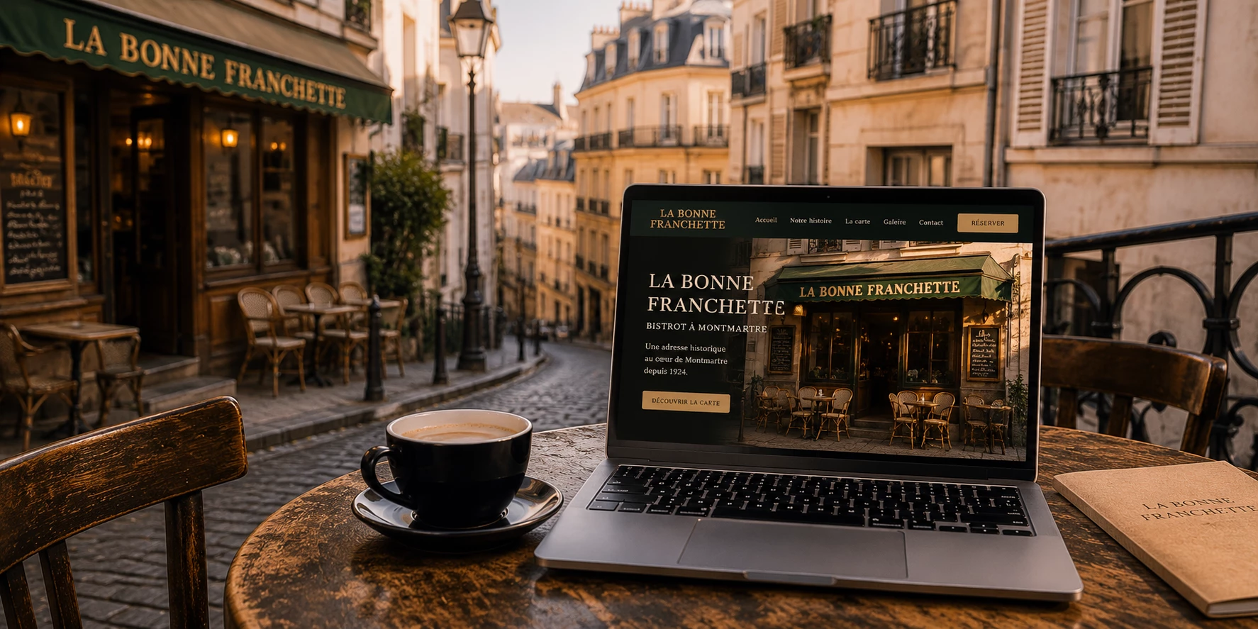 Website Paris: Exemple La Franchette
