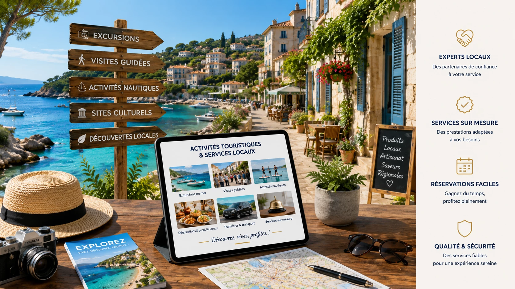Website Paris: Activités touristiques & services locaux